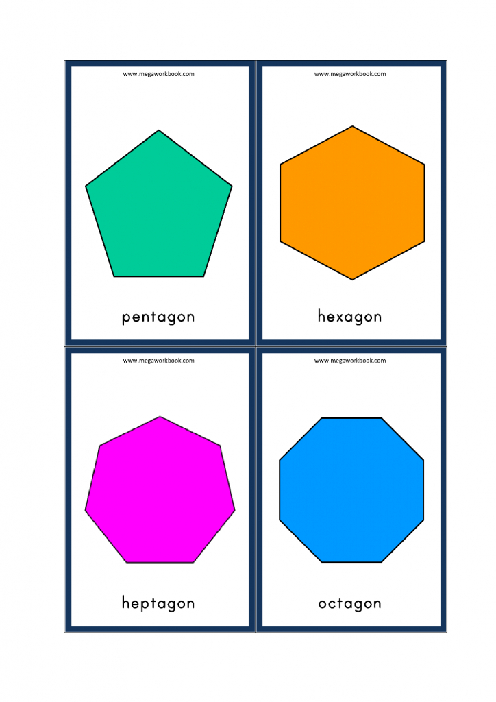 Free Printable Shapes Flashcards For Preschoolers And Kindergarten | Printable Shapes Flash Cards