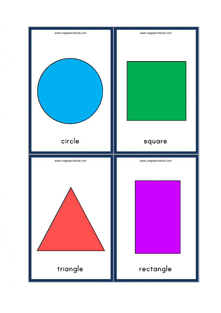 Shape Flash Cards Printable Free - Printable Templates