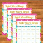 Free Printable Sight Word Bingo Game | Classroom | Sight Word Bingo | Vocabulary Bingo Cards Printable