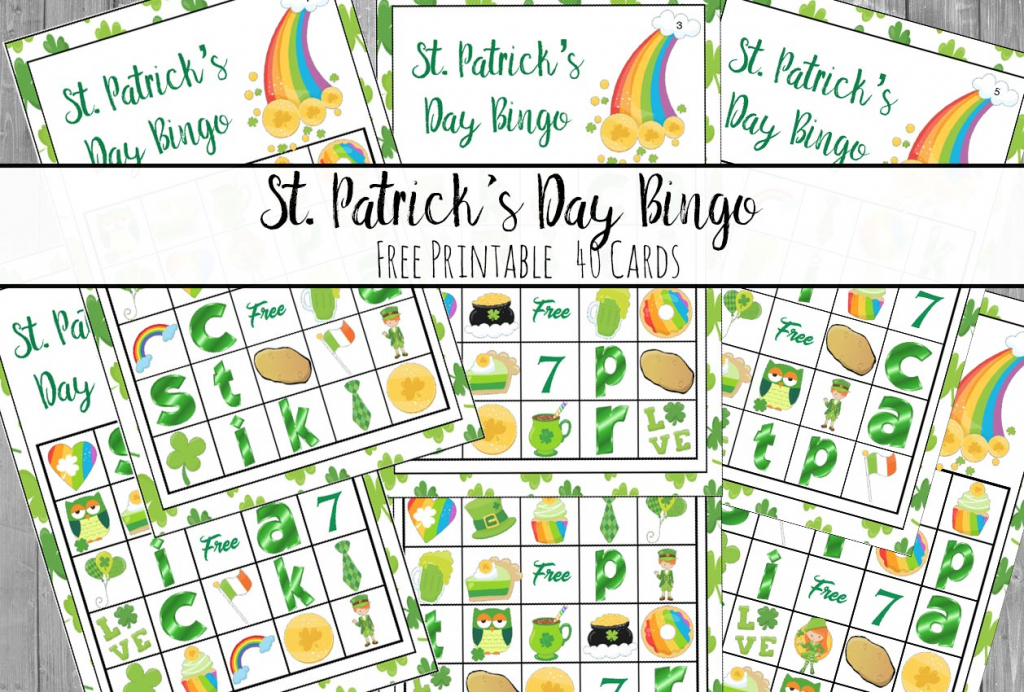 Free Printable St. Patrick&amp;#039;s Day Bingo: 40 Cards | Free Printable St Patrick&amp;#039;s Day Card