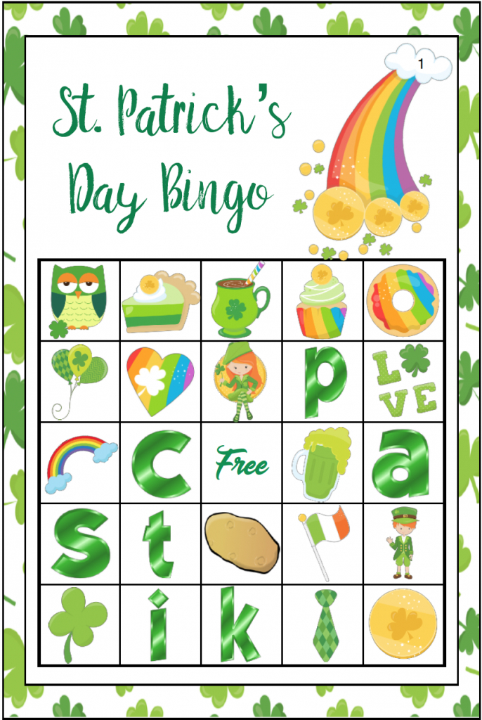 Free Printable St. Patrick&amp;#039;s Day Bingo: 40 Cards | Printable Mothers Day Bingo Cards