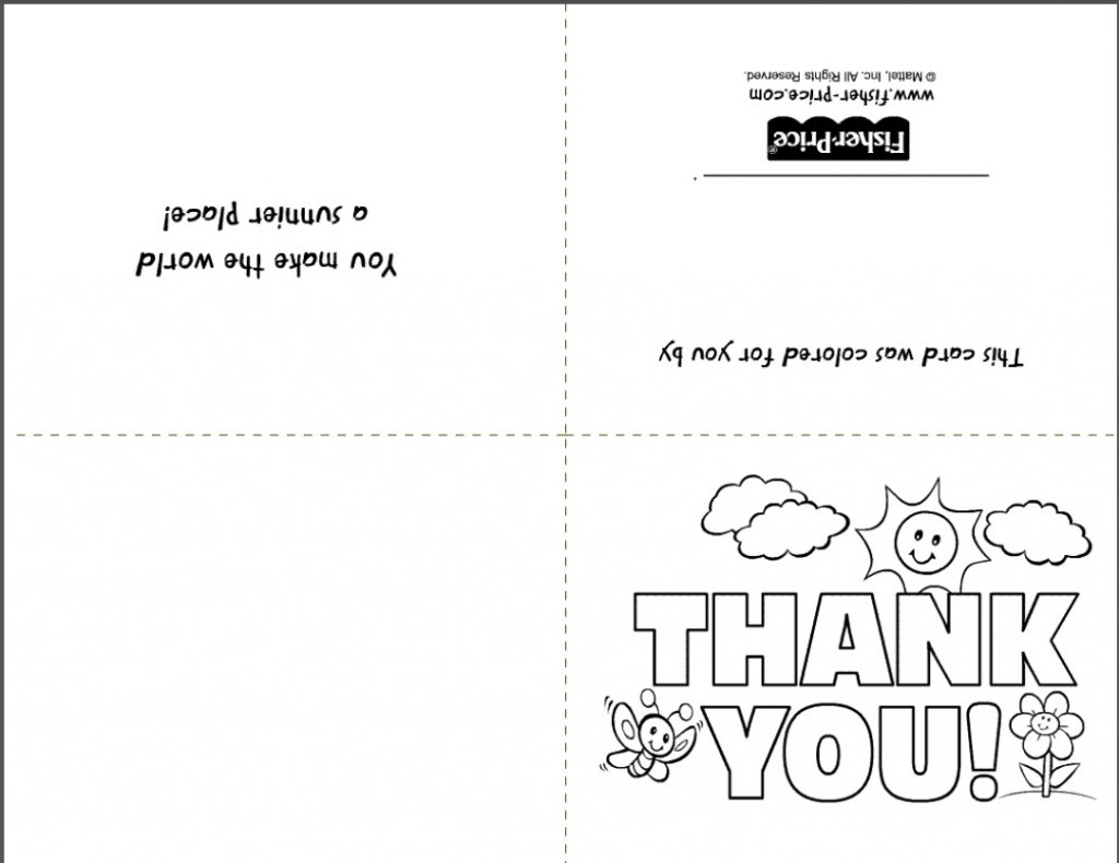 Free Printable Stationery- Websites For Downloading Nice Free Stationery | Printable Thank You Cards To Color