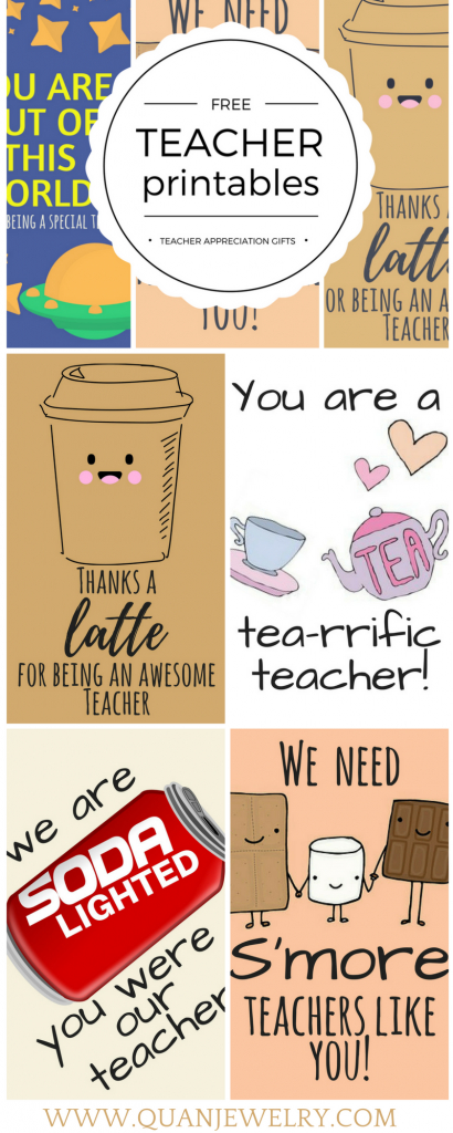 Free Printable Teacher Appreciation Thank You Cards | School Staff | Printable Thank You Cards For Employees