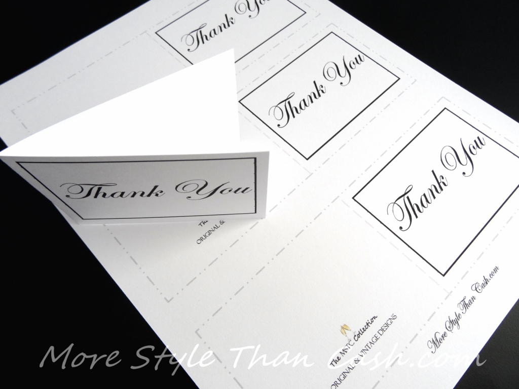 Free Printable Thank You Card | Printable Thank You Cards Pdf