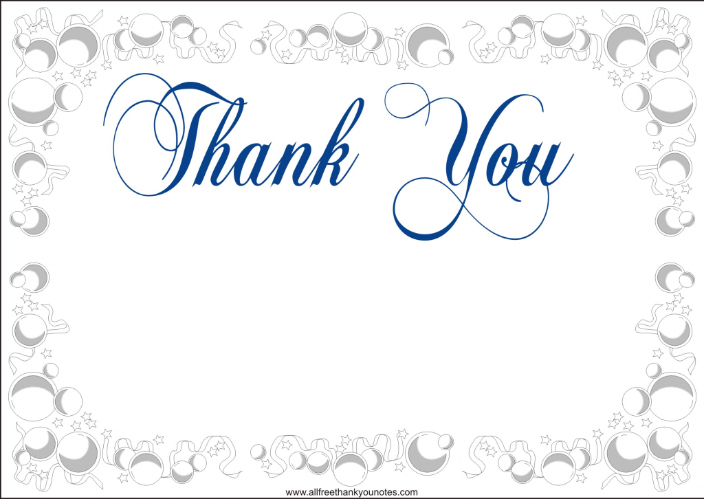 Free Printable Thank You Card Template - Kleo.bergdorfbib.co | Printable Photo Thank You Card Template