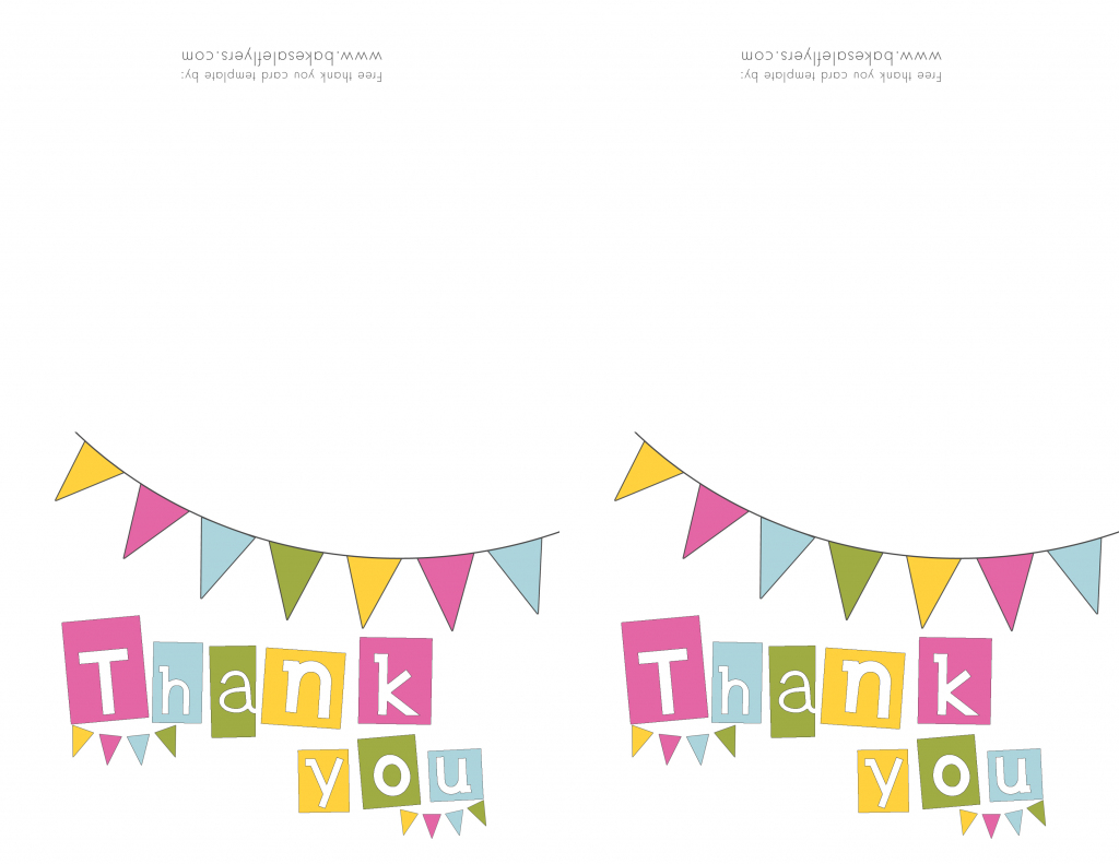 Free Printable Thank You Cards | Bake Sale Flyers – Free Flyer Designs | Thank You Card Free Printable Template