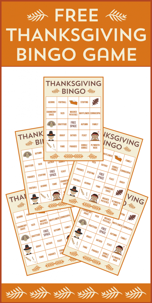 Free Printable Thanksgiving Bingo Cards | Catch My Party | Turkey Bingo Cards Printable