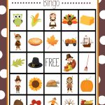 Free Printable Thanksgiving Bingo Game – Fun Squared | Mexican Loteria Cards Printable