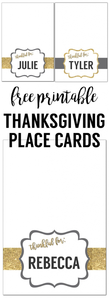Free Printable Thanksgiving Place Cards | Thanksgiving | Pinterest | Free Printable Thanksgiving Place Cards To Color