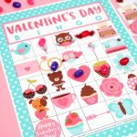 Free Printable Valentine Bingo   Happiness Is Homemade | Printable Mothers Day Bingo Cards