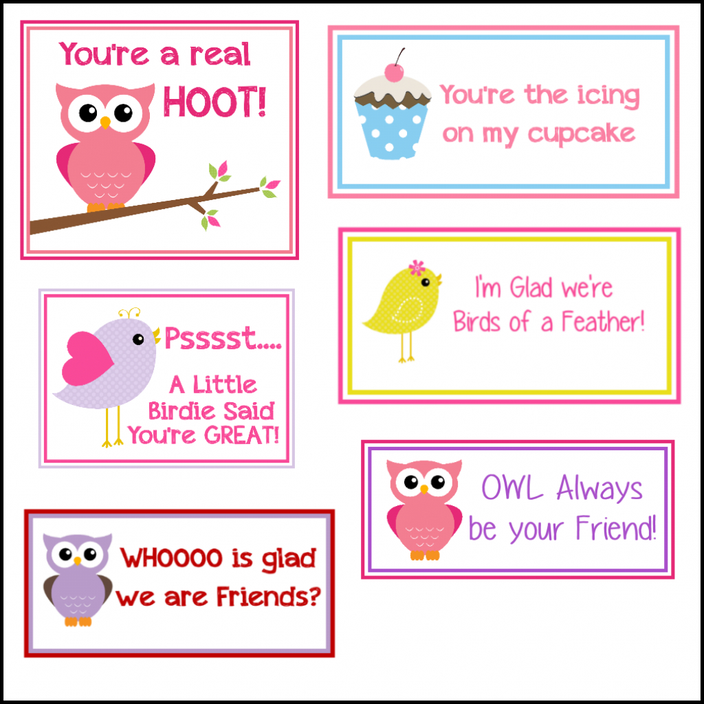 Free Printable Valentine&amp;#039;s Cards (A Lot Of Them | Diy-Owl Printabes | Printable Valentine Cards For Kids