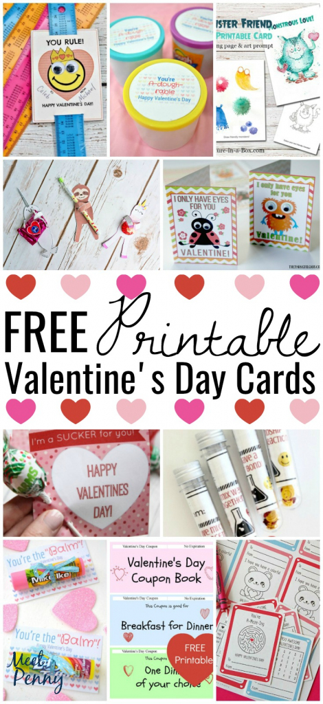 Free Printable School Valentines Cards - Printable Card Free