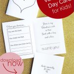 Free Printable: Valentine's Day Card For Kids | Valentine's Day | Free Printable Valentines Day Cards For Mom And Dad