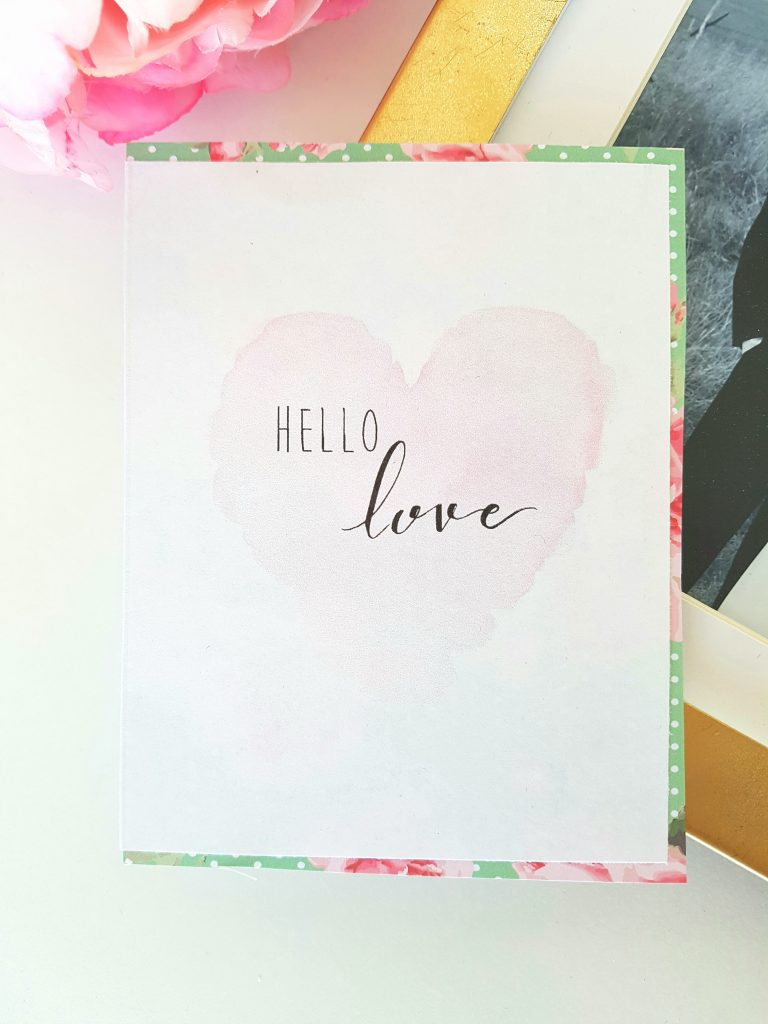 Free Printable Valentine&amp;#039;s Day Card | Paper Rose | Free Printable Card Stock Paper