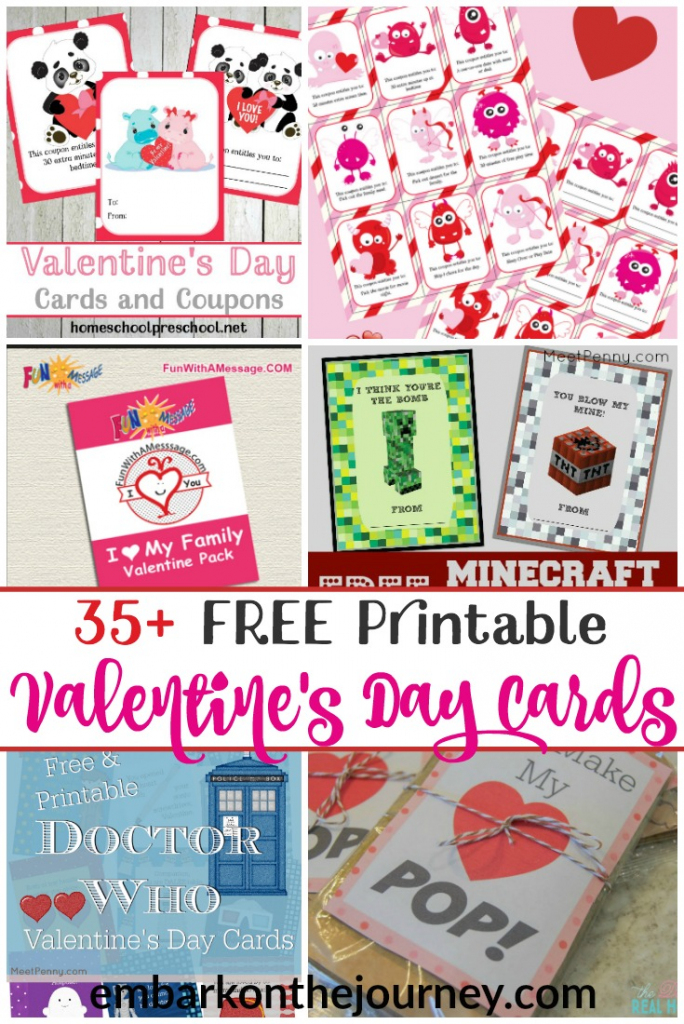 Free Printable Valentines Day Cards For Kids | Doctor Who Valentine Cards Printable