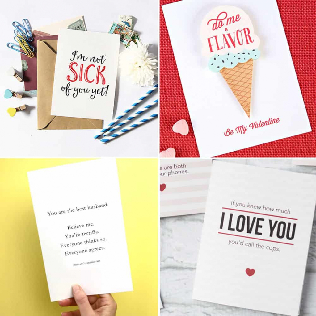 Printable Valentines Day Cards For Husband Printable Card Free