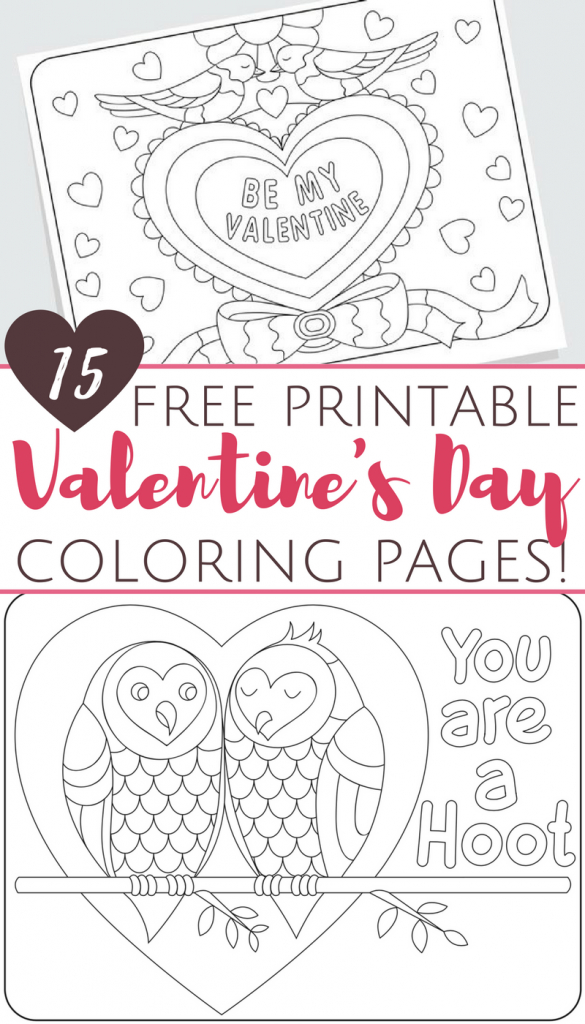 Free Printable Valentine&amp;#039;s Day Coloring Pages For Adults And Kids | Printable Adult Valentines Day Cards