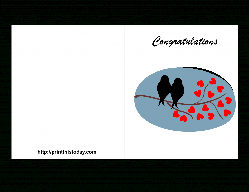 Free Printable Wedding Congratulations Cards | Free Printable Congratulations Cards