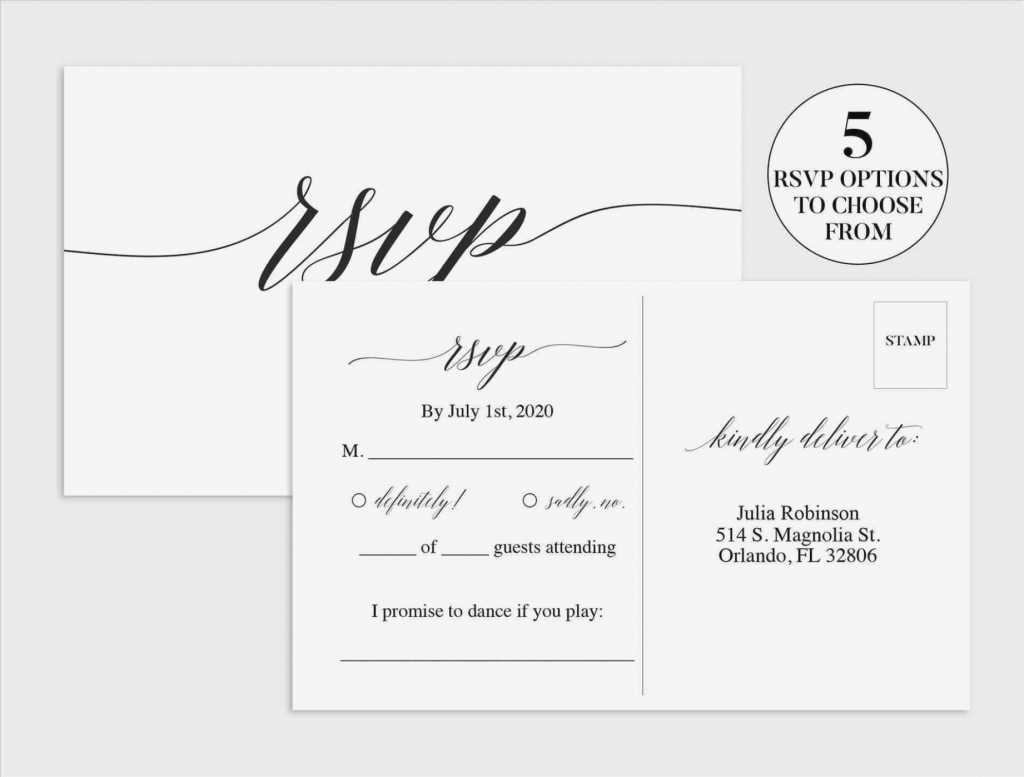 Free Printable Rsvp Cards Printable Card Free