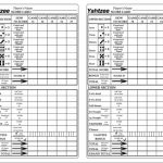 Free Printable Yahtzee Score Sheets & Score Card | Printable Yahtzee Score Cards Pdf