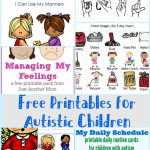 Free Printables For Autistic Children And Their Families Or | Free Printable Cause And Effect Picture Cards