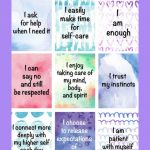 Free Self Care Ideas For Overwhelmed Moms (Plus Free Printable | Self Care Cards Printable