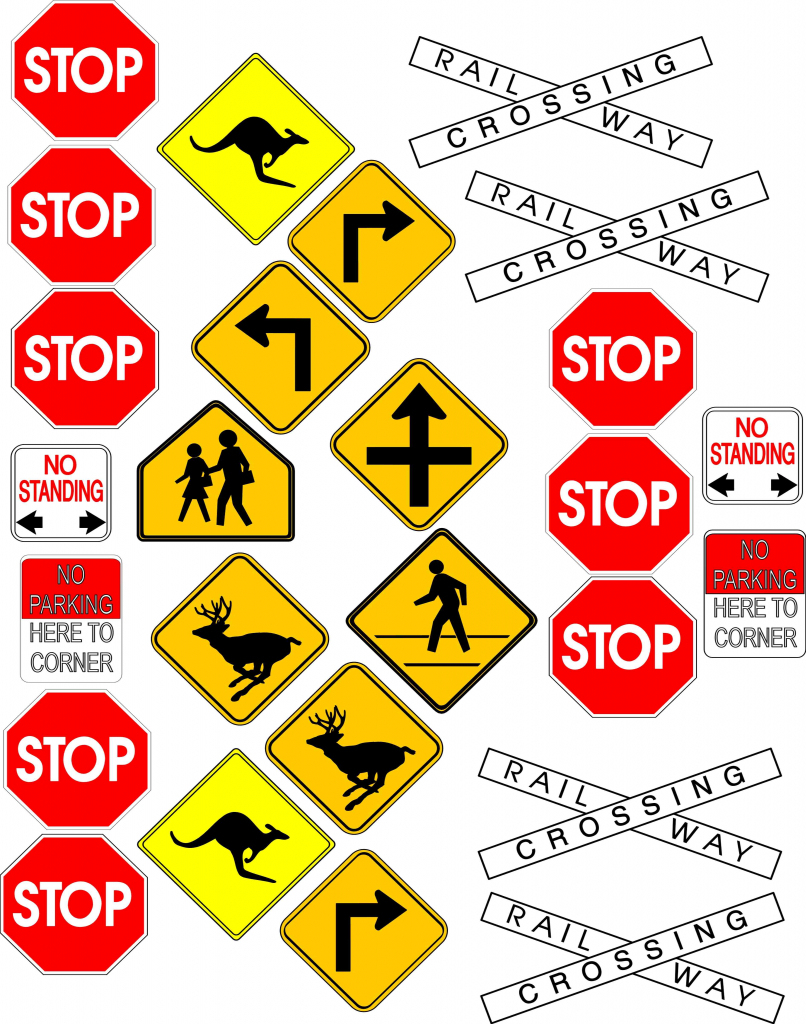 Free Signs, Download Free Clip Art, Free Clip Art On Clipart Library | Printable Road Signs Flash Cards