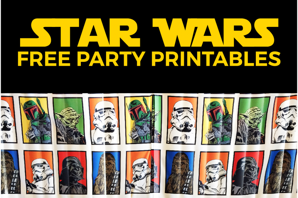 Free Star Wars Party Printables: A No-Stress Way To A Galactic Party | Star Wars Printable Cards Free