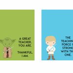 Free Star Wars Teacher Appreciation Day Printable   Ftm | Teachers Day Card Printable