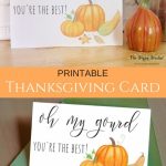 Friendsgiving Card. Printable Funny Thanksgiving Card. Oh My Gourd | Printable Funny Thanksgiving Greeting Cards