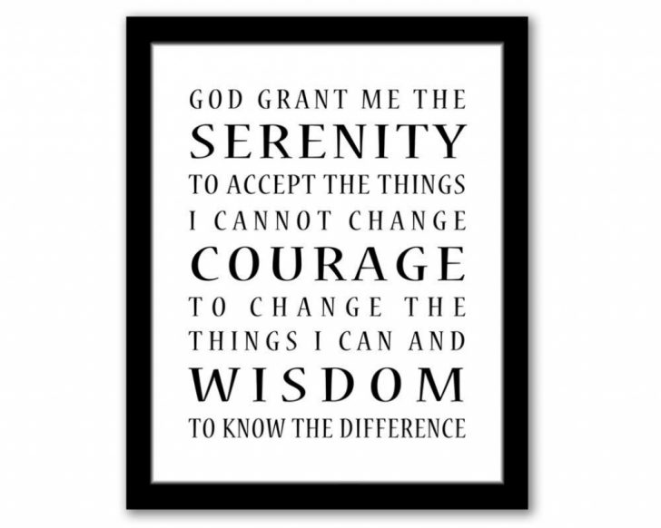 Full Serenity Prayer Printable | Party, Etc Ideas | Pinterest ...