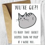 Funny 60Th Birthday Cards Printable Cat 60 Birthday Card | Etsy | Printable 60Th Birthday Cards