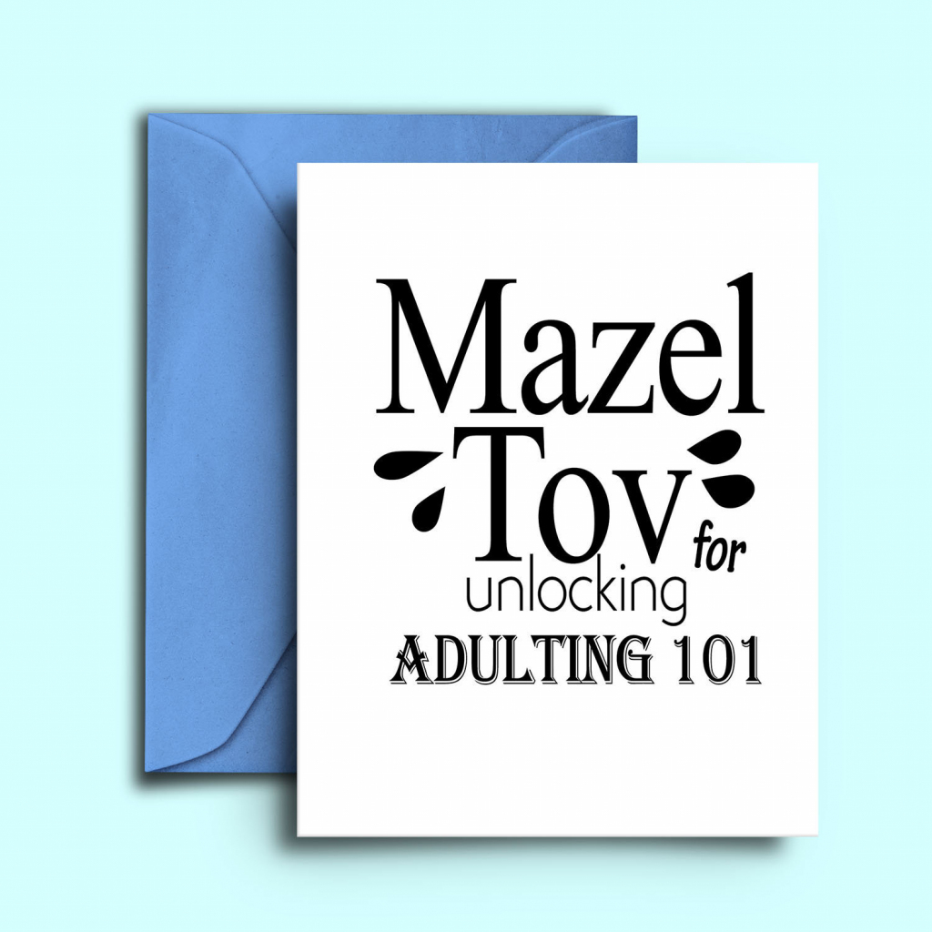 How To Write A Bar Mitzvah Card