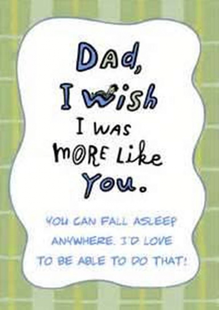 Dads Funny Vintage Birthday Card Printable Funny Birthday Quotes For 