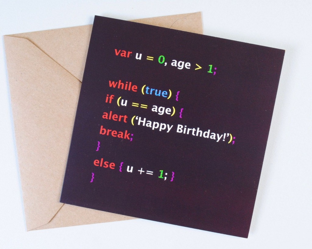 Geek Birthday Card For Your Nerdie Friends | Birthday Gifts On Etsy | Nerdy Birthday Cards Printable