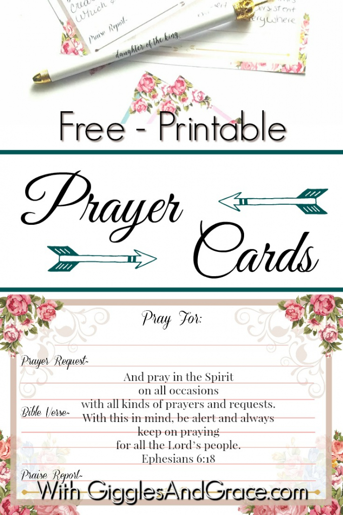 Get Your Free Printable Prayer Cards - With Giggles &amp;amp; Grace | Free Printable Cards For All Occasions