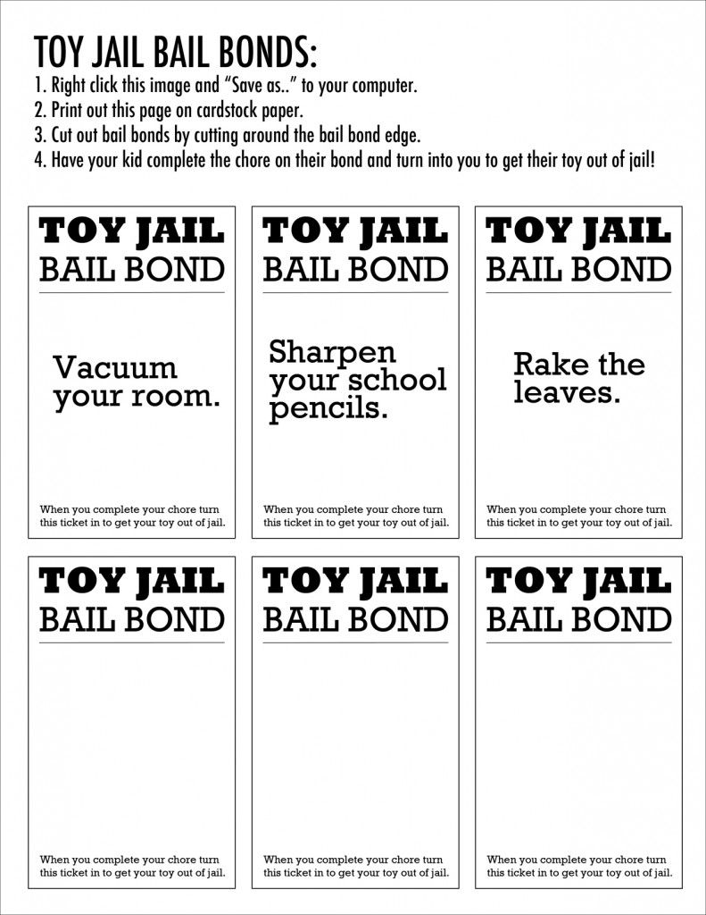 Get Your Toddler To Clean Up | Kids-Chores/discipline | Chores For | Get Out Of Jail Free Card Printable