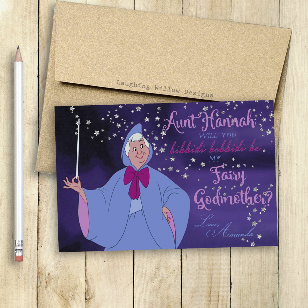  Will You Be My Godmother Printable Card Free Printable Card Free