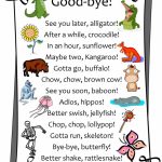 Good-Bye Printables – @philip Williams Williams Kneginich – Hey Bud | Printable Goodbye Cards For Students