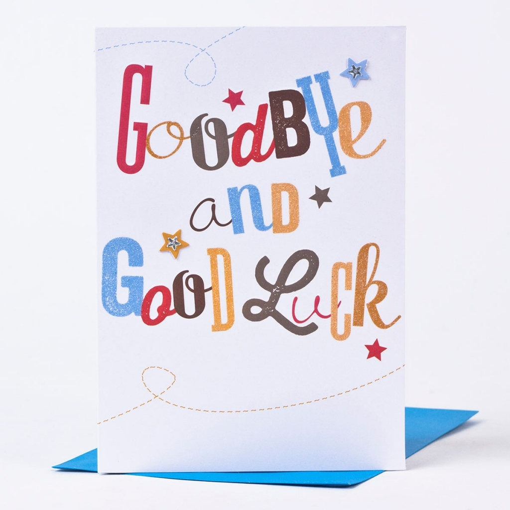 Good Luck Cards Printable