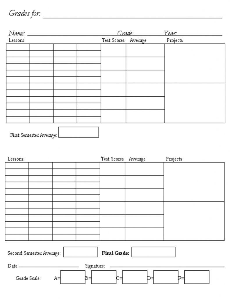 Grade Report Cardpotcjedi G4Ds7Him | Summer Camp | Pinterest | Free Printable Kindergarten Report Cards