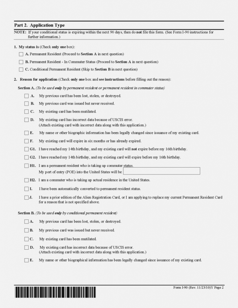 Green Card Renewal Form Instructions | Kayacard.co | Printable Twic Card Application