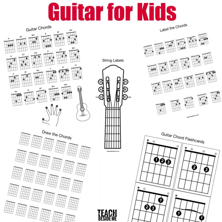 Guitar Chord Flash Cards Printable Free