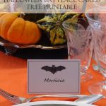 Halloween Bat Place Cards | Free Printable Halloween Place Cards