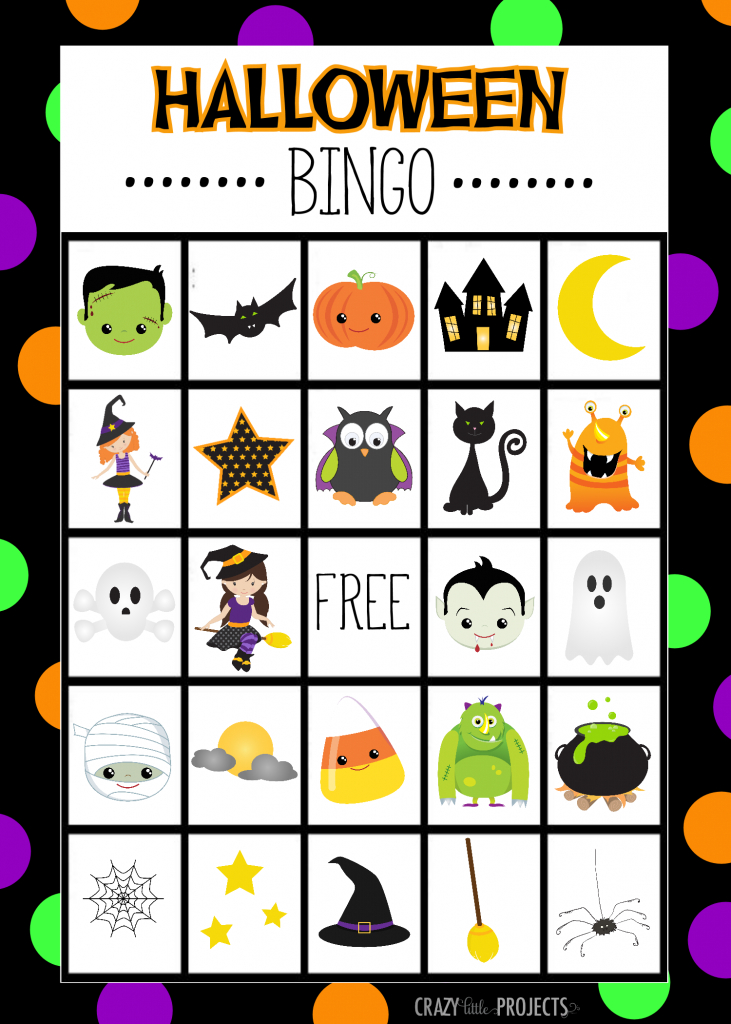 Halloween Bingo - Cute Free Printable Game | Halloween | Halloween | Halloween Picture Bingo Cards Printable