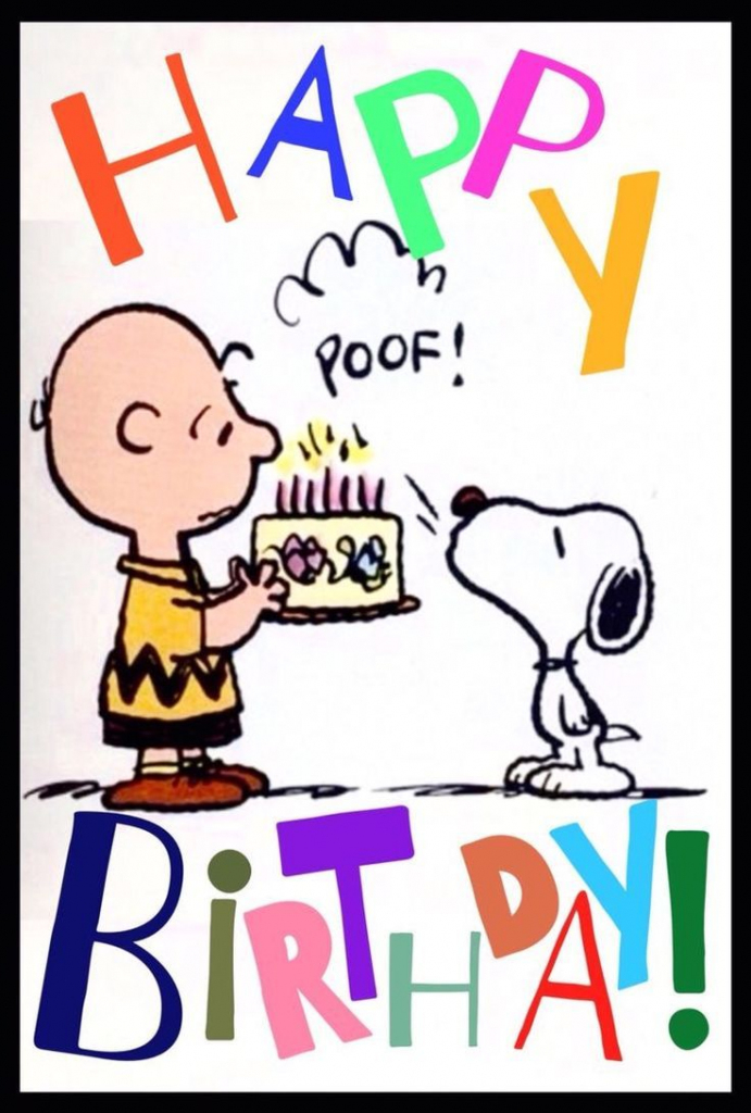 Snoopy Printable Birthday Cards Printable Card Free