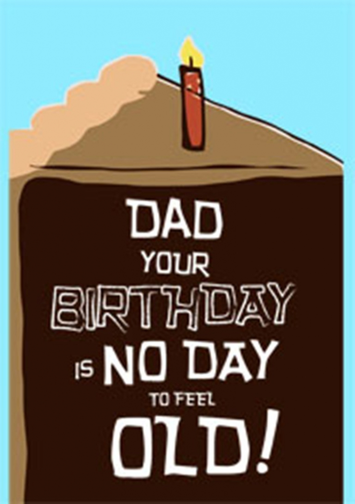 Funny Birthday Cards For Dad From Daughter Printable - Printable Card Free