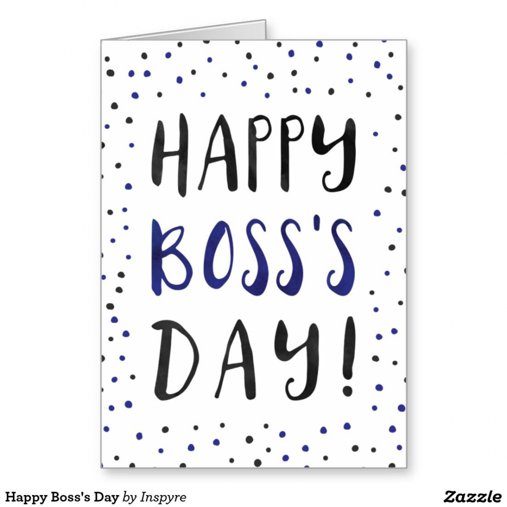 Happy Boss&amp;#039;s Day Thank You Card | Zazzle | Happy Boss&amp;#039;s Day | Happy Boss&amp;amp;#039;s Day Cards Printable