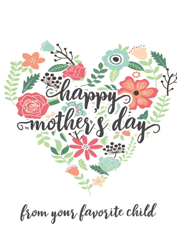 Happy Mothers Day Messages Free Printable Mothers Day Cards | Free Printable Mothers Day Cards To My Wife