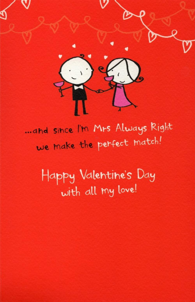 Happy Valentine Day Cards | Funny Printable Valentine Cards For Husband